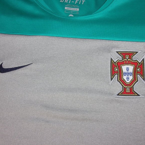 Nike Gray Portugal Soccer Jersey - Picture 6 of 11